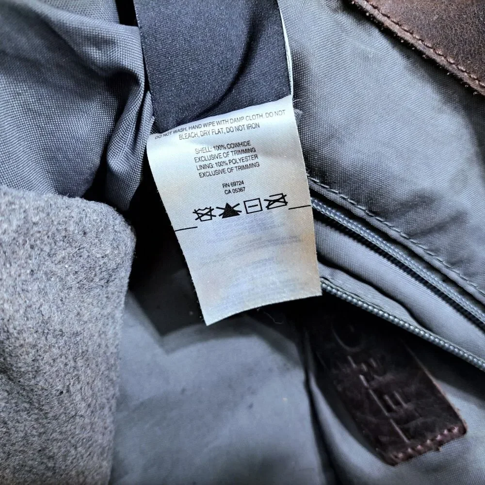 Sorel Brown Suede Leather Tote Shoulder Bag